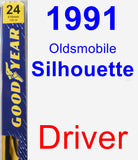 Driver Wiper Blade for 1991 Oldsmobile Silhouette - Premium