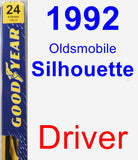 Driver Wiper Blade for 1992 Oldsmobile Silhouette - Premium