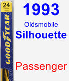 Passenger Wiper Blade for 1993 Oldsmobile Silhouette - Premium