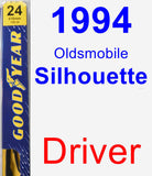 Driver Wiper Blade for 1994 Oldsmobile Silhouette - Premium