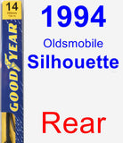 Rear Wiper Blade for 1994 Oldsmobile Silhouette - Premium