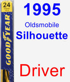 Driver Wiper Blade for 1995 Oldsmobile Silhouette - Premium