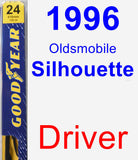 Driver Wiper Blade for 1996 Oldsmobile Silhouette - Premium
