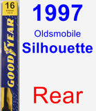 Rear Wiper Blade for 1997 Oldsmobile Silhouette - Premium