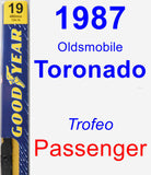 Passenger Wiper Blade for 1987 Oldsmobile Toronado - Premium