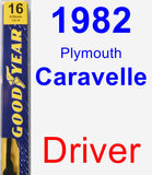 Driver Wiper Blade for 1982 Plymouth Caravelle - Premium