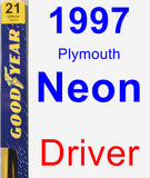 Driver Wiper Blade for 1997 Plymouth Neon - Premium