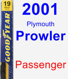 Passenger Wiper Blade for 2001 Plymouth Prowler - Premium