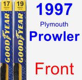 Front Wiper Blade Pack for 1997 Plymouth Prowler - Premium