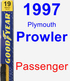 Passenger Wiper Blade for 1997 Plymouth Prowler - Premium