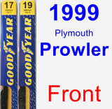 Front Wiper Blade Pack for 1999 Plymouth Prowler - Premium