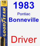 Driver Wiper Blade for 1983 Pontiac Bonneville - Premium