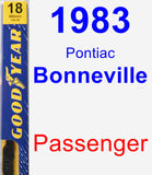 Passenger Wiper Blade for 1983 Pontiac Bonneville - Premium