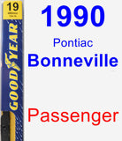 Passenger Wiper Blade for 1990 Pontiac Bonneville - Premium