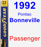 Passenger Wiper Blade for 1992 Pontiac Bonneville - Premium