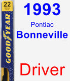 Driver Wiper Blade for 1993 Pontiac Bonneville - Premium