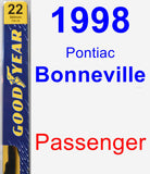 Passenger Wiper Blade for 1998 Pontiac Bonneville - Premium