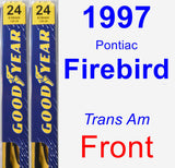 Front Wiper Blade Pack for 1997 Pontiac Firebird - Premium