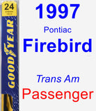 Passenger Wiper Blade for 1997 Pontiac Firebird - Premium