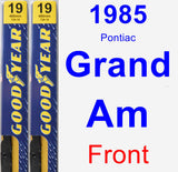 Front Wiper Blade Pack for 1985 Pontiac Grand Am - Premium