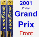 Front Wiper Blade Pack for 2001 Pontiac Grand Prix - Premium