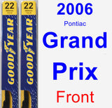 Front Wiper Blade Pack for 2006 Pontiac Grand Prix - Premium