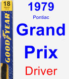 Driver Wiper Blade for 1979 Pontiac Grand Prix - Premium