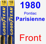 Front Wiper Blade Pack for 1980 Pontiac Parisienne - Premium