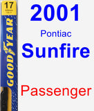 Passenger Wiper Blade for 2001 Pontiac Sunfire - Premium