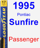 Passenger Wiper Blade for 1995 Pontiac Sunfire - Premium