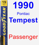 Passenger Wiper Blade for 1990 Pontiac Tempest - Premium