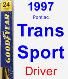 Driver Wiper Blade for 1997 Pontiac Trans Sport - Premium