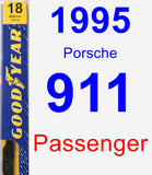 Passenger Wiper Blade for 1995 Porsche 911 - Premium