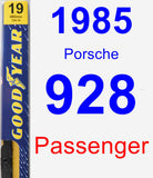 Passenger Wiper Blade for 1985 Porsche 928 - Premium