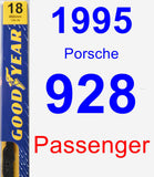 Passenger Wiper Blade for 1995 Porsche 928 - Premium