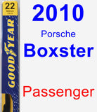 Passenger Wiper Blade for 2010 Porsche Boxster - Premium