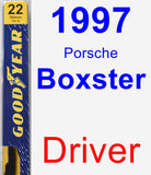 Driver Wiper Blade for 1997 Porsche Boxster - Premium