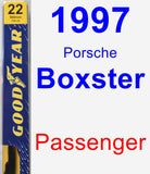 Passenger Wiper Blade for 1997 Porsche Boxster - Premium