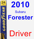 Driver Wiper Blade for 2010 Subaru Forester - Premium