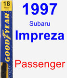 Passenger Wiper Blade for 1997 Subaru Impreza - Premium