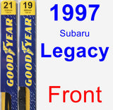 Front Wiper Blade Pack for 1997 Subaru Legacy - Premium