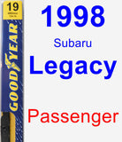 Passenger Wiper Blade for 1998 Subaru Legacy - Premium