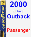 Passenger Wiper Blade for 2000 Subaru Outback - Premium