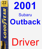 Driver Wiper Blade for 2001 Subaru Outback - Premium