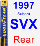 Rear Wiper Blade for 1997 Subaru SVX - Premium