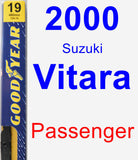 Passenger Wiper Blade for 2000 Suzuki Vitara - Premium