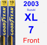 Front Wiper Blade Pack for 2003 Suzuki XL-7 - Premium