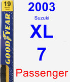 Passenger Wiper Blade for 2003 Suzuki XL-7 - Premium