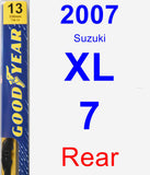 Rear Wiper Blade for 2007 Suzuki XL-7 - Premium