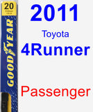 Passenger Wiper Blade for 2011 Toyota 4Runner - Premium